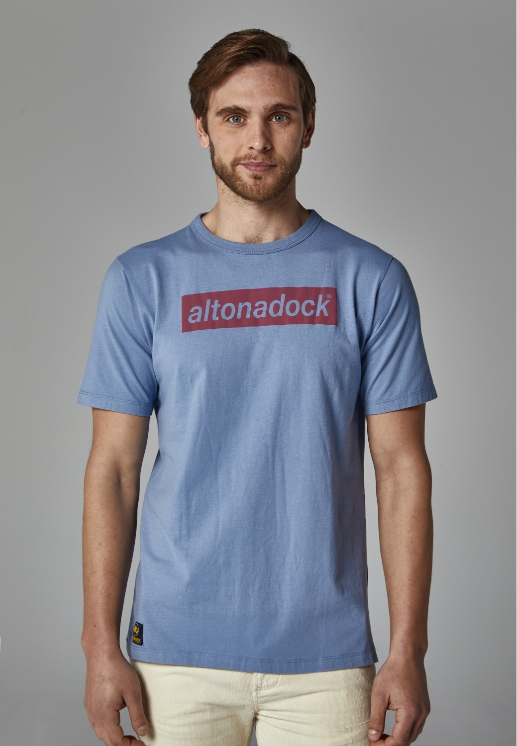 T-SHIRT IN BLUE TONE WITH...