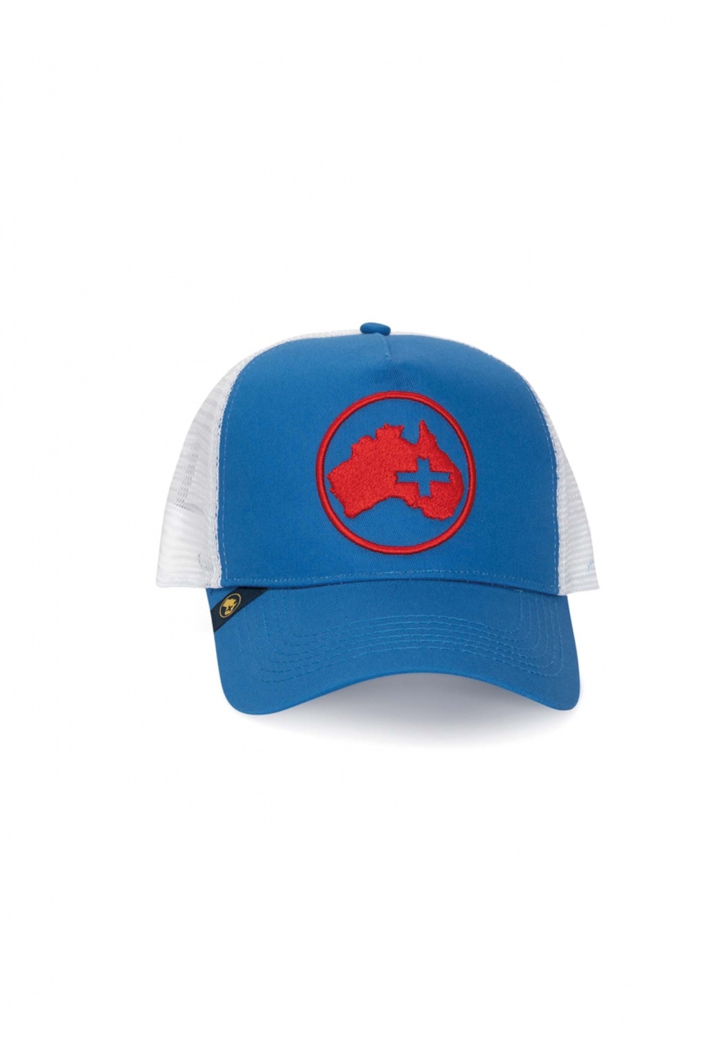 BLUE AND RED CAP